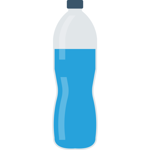 idratazione bottiglia di acqua